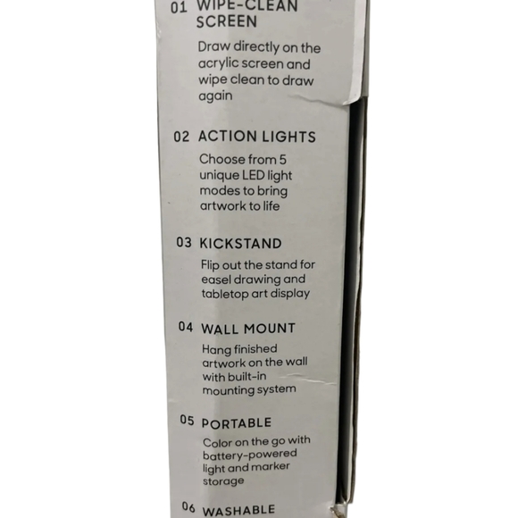 Sharper Image Office Sharper Image Neon Glow Art Board W 6 Washable